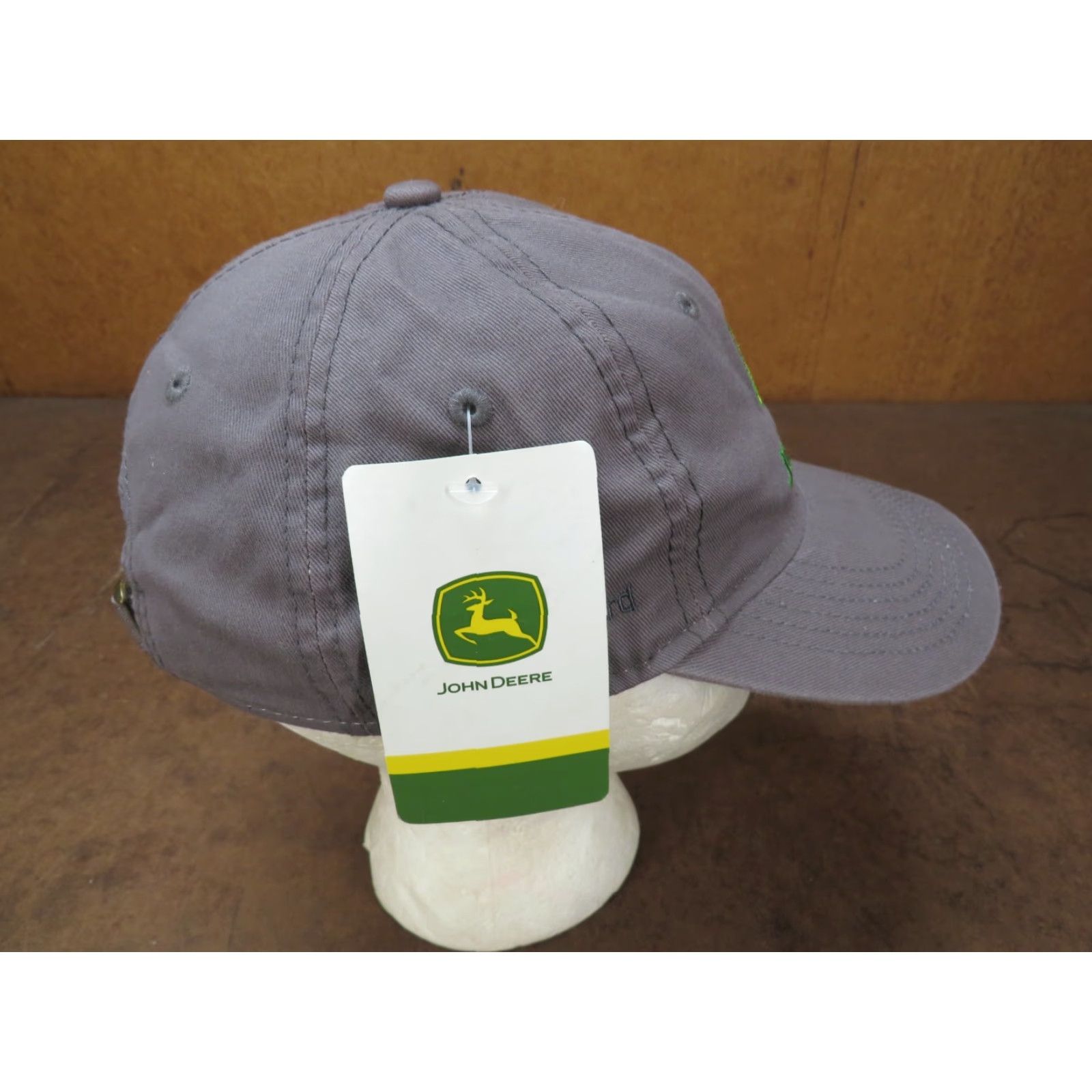 John Deere VTG John Deere Running Tractor equipment adjustable hat cap trucker Size ONE SIZE - 5 Thumbnail