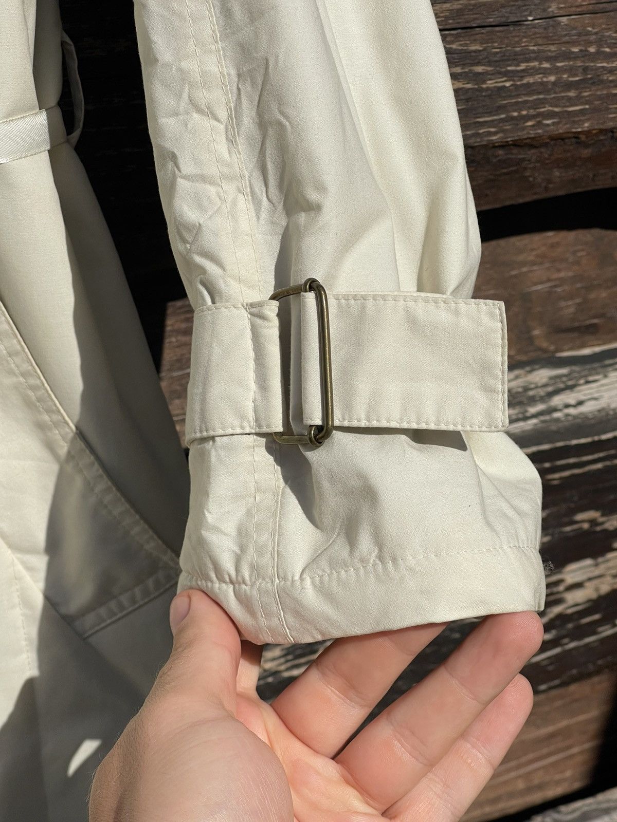 Adidas 1970’s Adidas Made in West Germany Vintage trench Coat beige Size L / US 10 / IT 46 - 15 Thumbnail