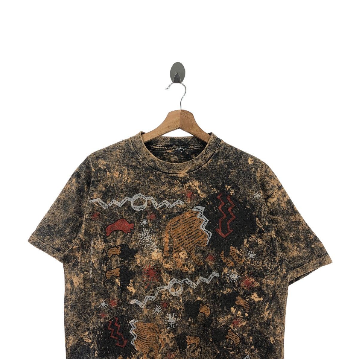 Vintage Pick!! Vtg 90's ACID WASH Top Tee Tshirt Size US M / EU 48-50 / 2 - 3 Thumbnail