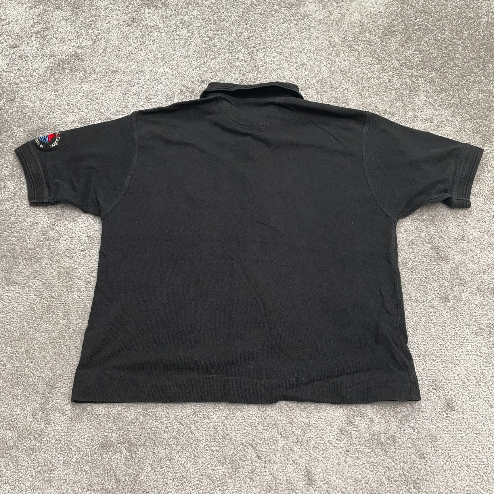 Vintage VINTAGE Upper Limit Polo Shirt Womens M Black Cotton Embroidered Casual Top Size M / US 6-8 / IT 42-44 - 2 Thumbnail