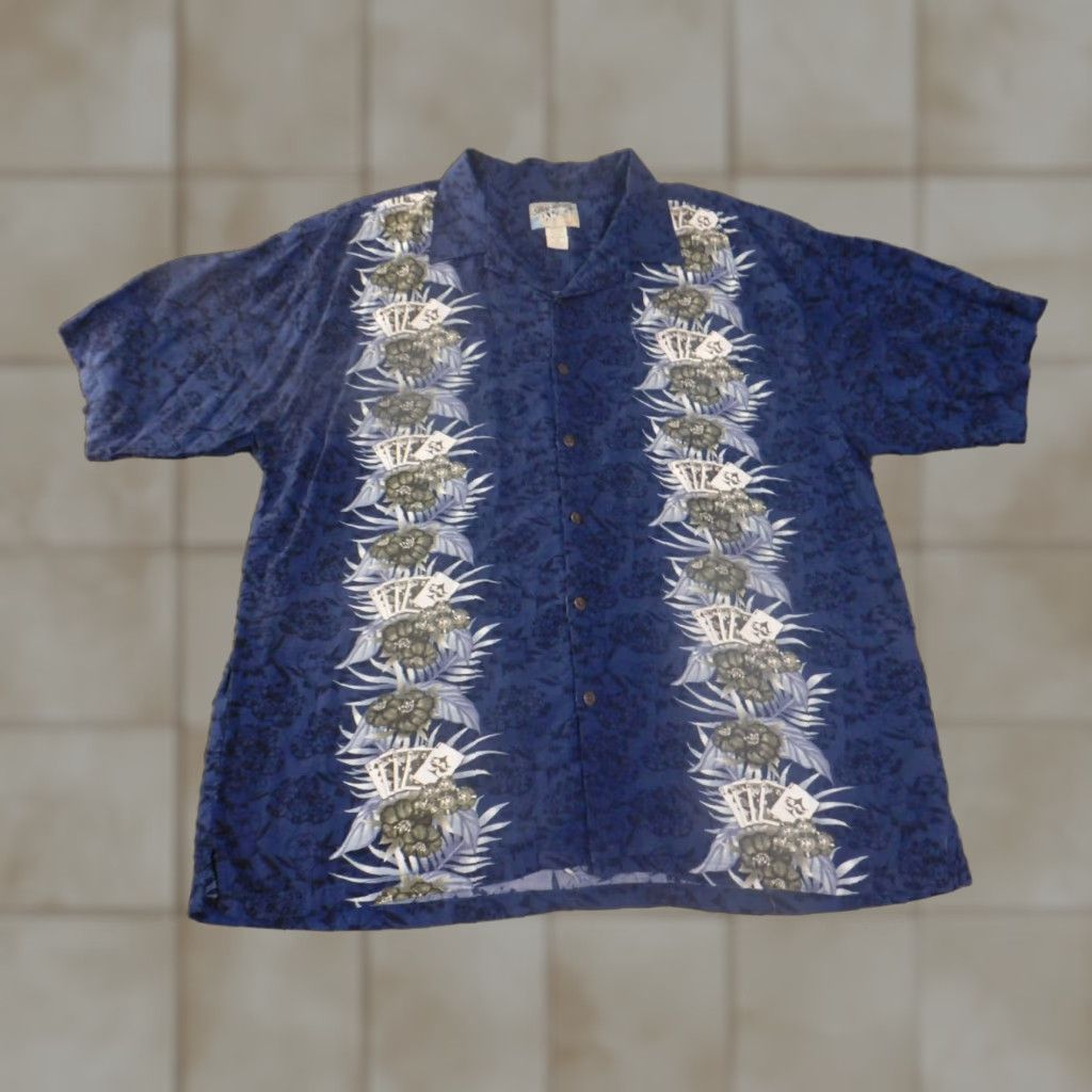 Big Dogs Big Dogs Shirt 2XL Men Floral Button Short Sleeve Knit Cotton Blue 2XL Regular T-Shirt Dog Vintage No-iron Breathable Easy Care Size US XXL / EU 58 / 5 - 1 Thumbnail