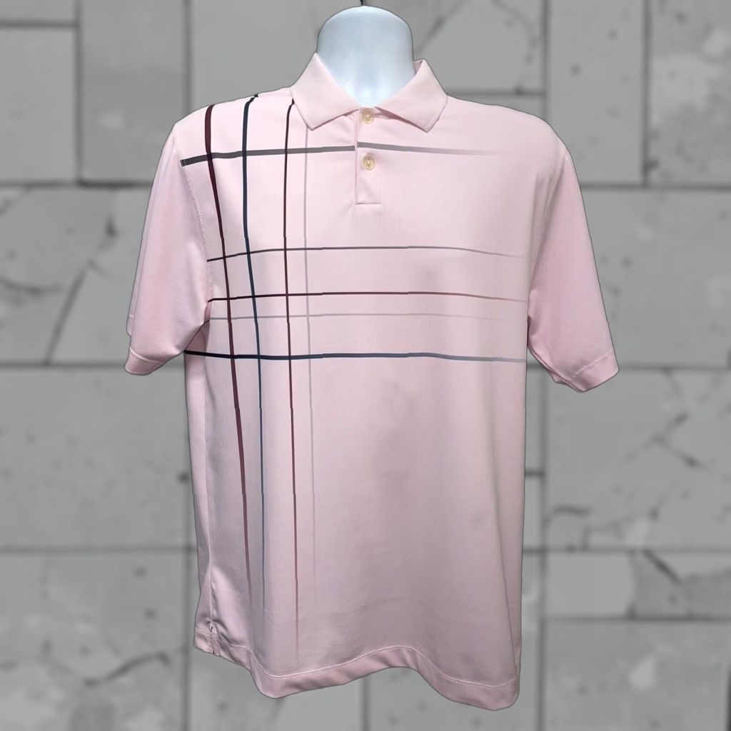 Nike NIKE GOLF Dri-Fit Pink Graphic Polo Adult Small Mens Size US S / EU 44-46 / 1 - 1 Thumbnail