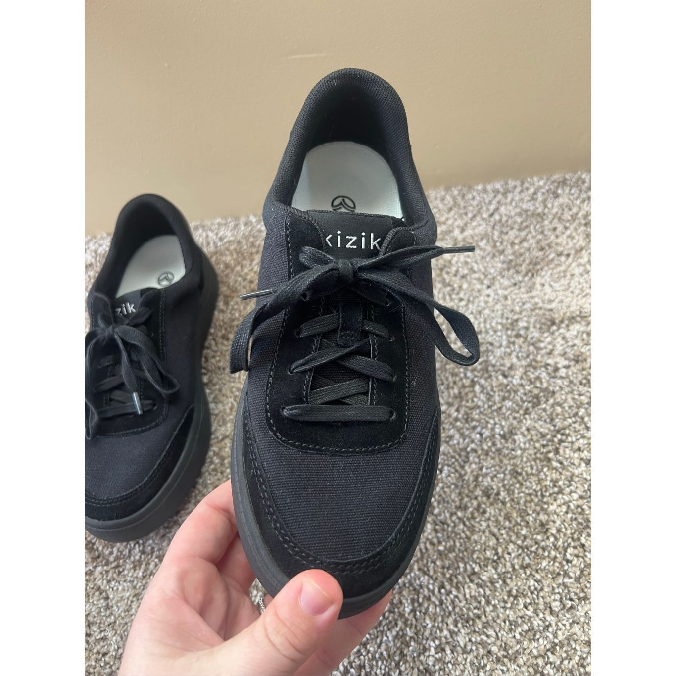Other Kizik All Black Hands Free Shoes Woman’s Size 7.5 Mens Size Size US 7.5 / IT 37.5 - 3 Thumbnail