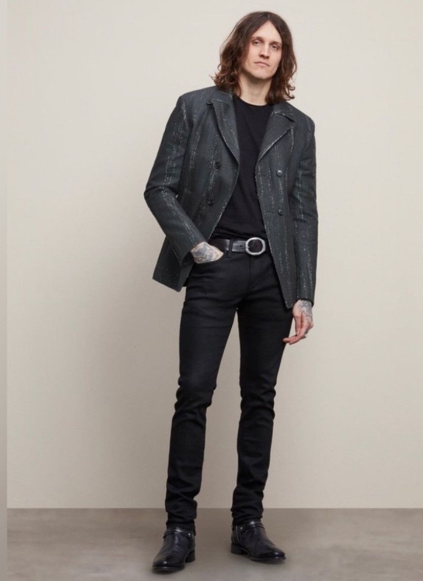 John Varvatos Double-breasted slim fit Jacket. 48 Size US M / EU 48-50 / 2 - 4 Thumbnail