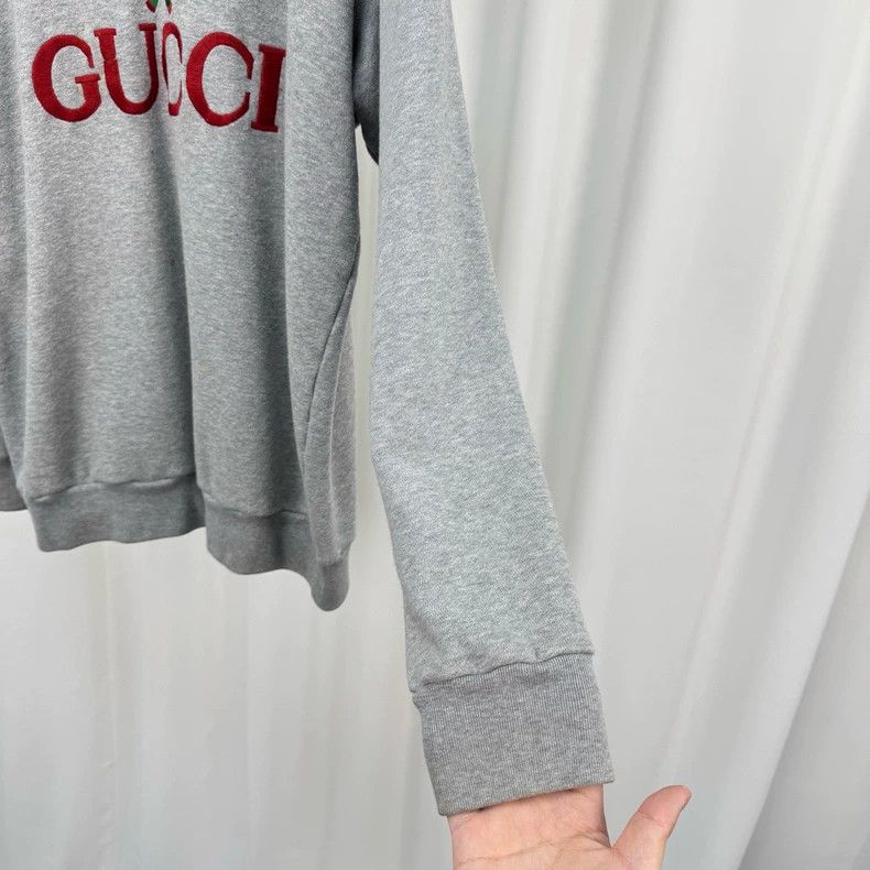 Gucci Gucci Embroidered tennis racket letter sweatshirt Size L / US 10 / IT 46 - 4 Thumbnail