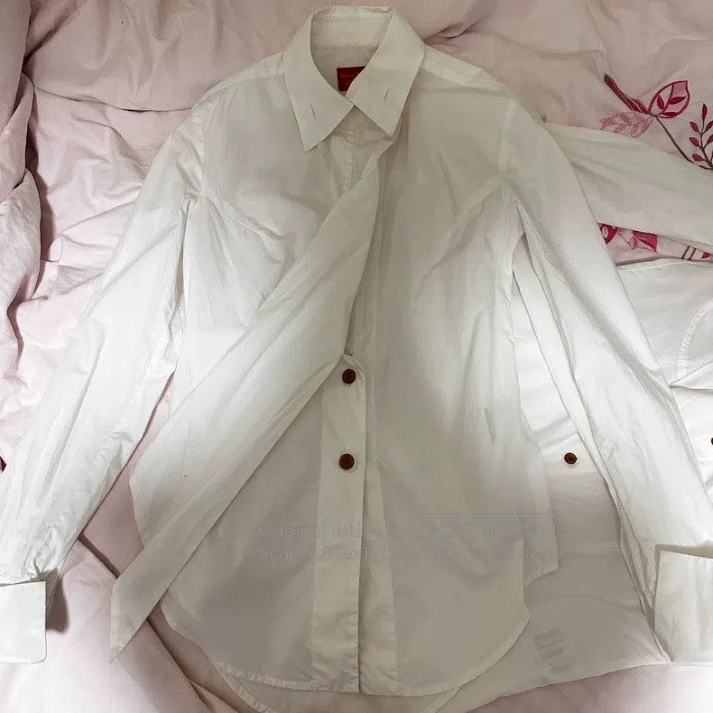 Vivienne Westwood Vivienne Westwood Alien-Shaped Structured Tie White Shirt Size S / US 4 / IT 40 - 2 Thumbnail