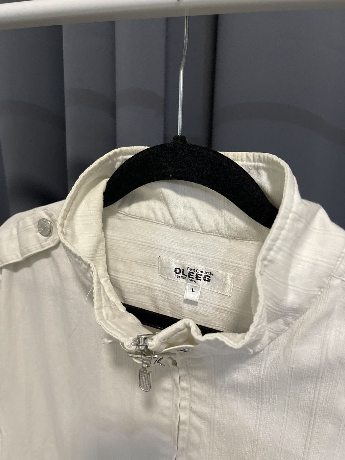 Japanese Brand Cest Chouette OLEEG Ferme Faire Belted Neck Jacket Size L / US 10 / IT 46 - 6 Thumbnail