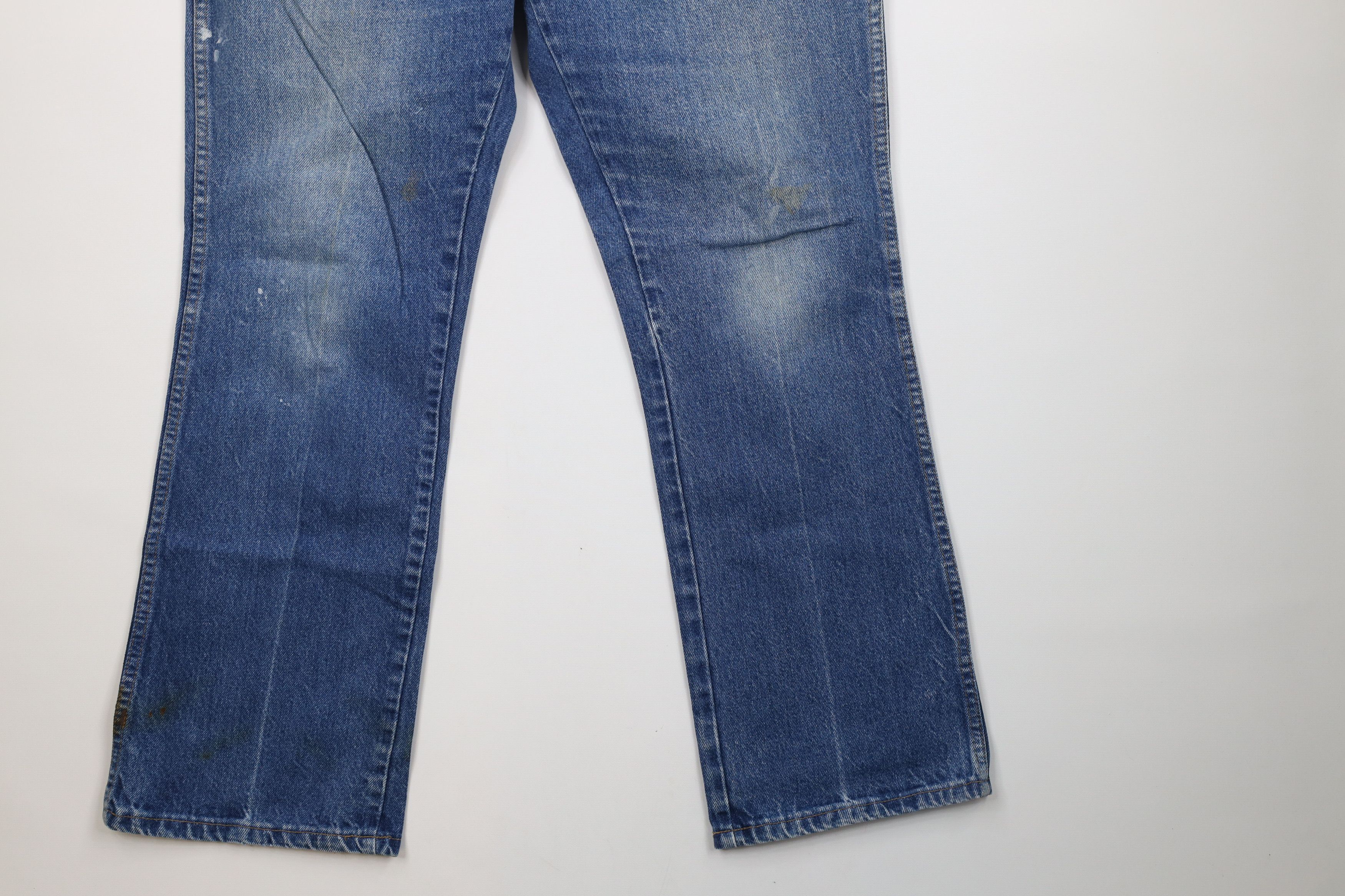 Vintage Vintage 70s Streetwear Flared Wide Leg Bootcut Jeans USA Size US 36 / EU 52 - 4 Thumbnail