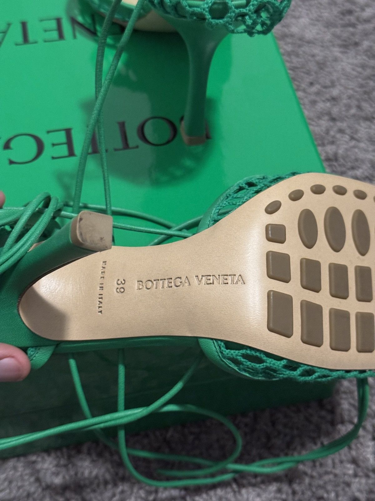 Bottega Veneta Bottega Vaneta Stretch Lace-Up Sandal Size US 6.5 / IT 36.5 - 7 Thumbnail