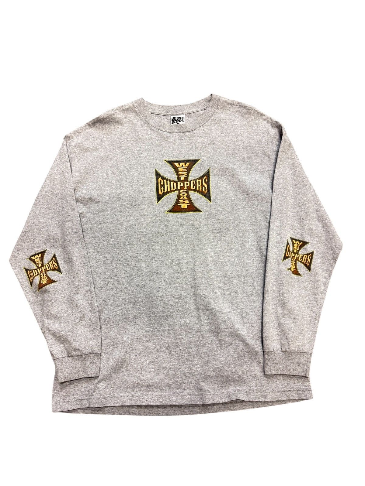West Coast Choppers Vintage West Coast Choppers Long Sleeve Size US XL / EU 56 / 4 - 1 Thumbnail