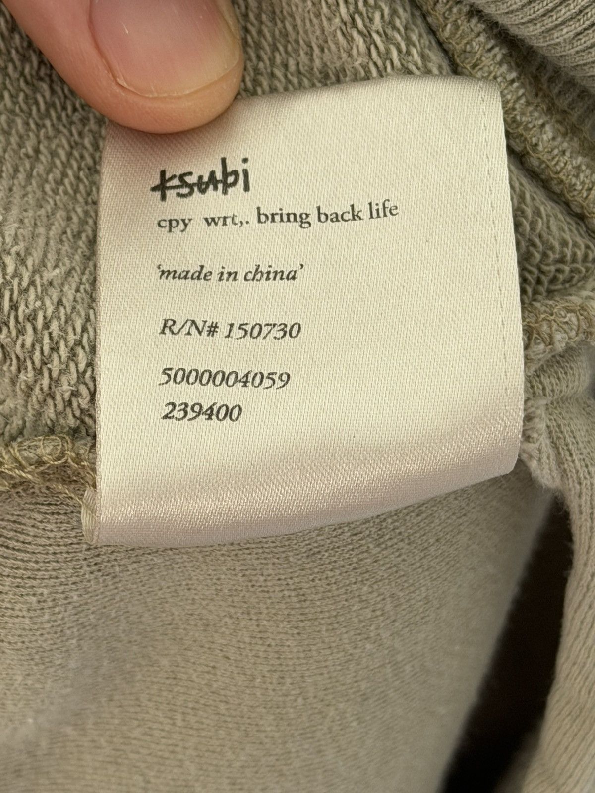 Ksubi Ksubi tan hoodie sweatshirt Size US M / EU 48-50 / 2 - 7 Thumbnail