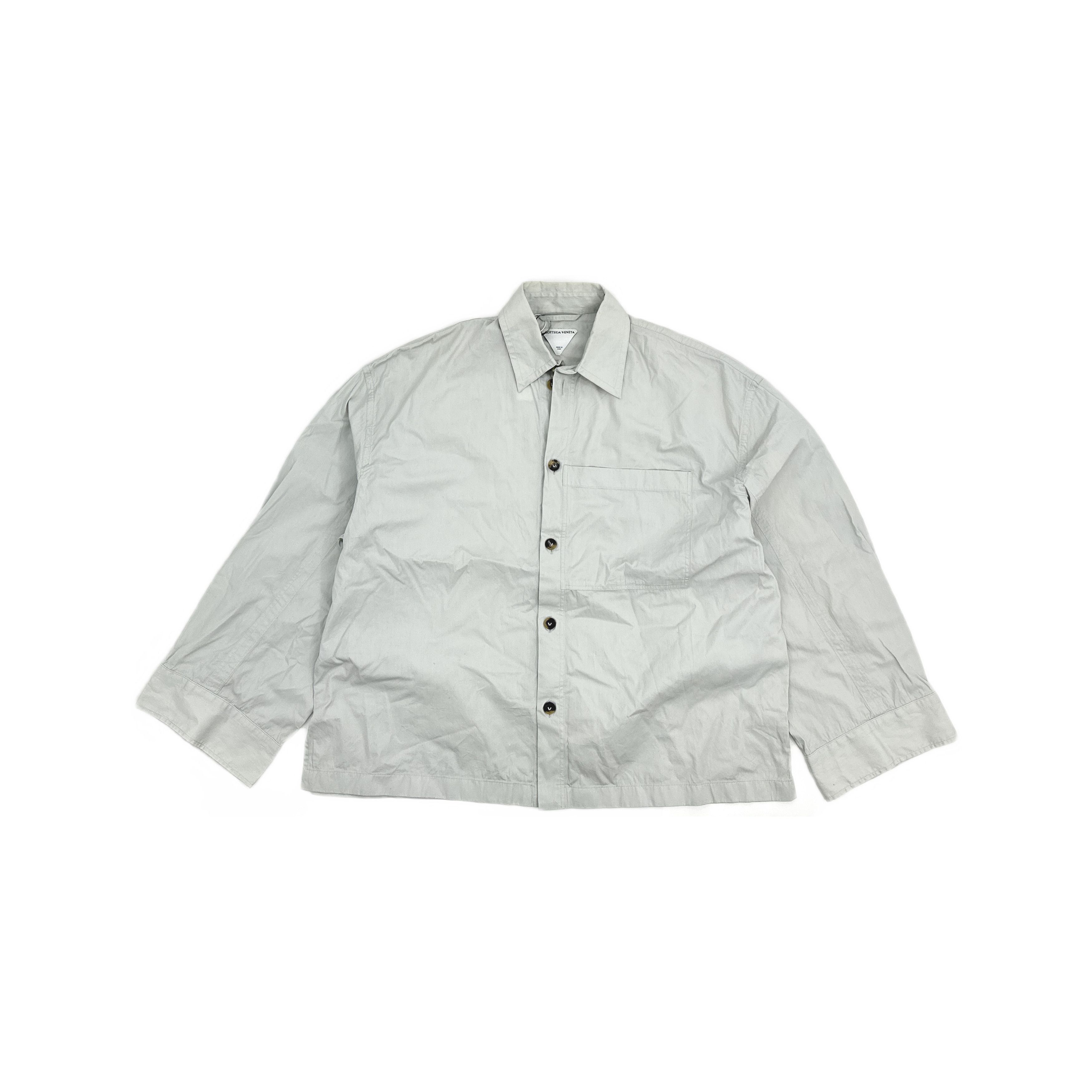 Bottega Veneta Bottega Veneta Cotton Silk Button Up Shirt Size M Size US M / EU 48-50 / 2 - 1 Thumbnail