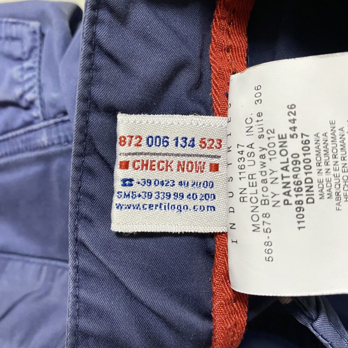 Moncler Grenoble Moncler Grenoble Garment Dyed Navy Trousers Pants Pantalone Size 27" / US 4 / IT 40 - 13 Thumbnail