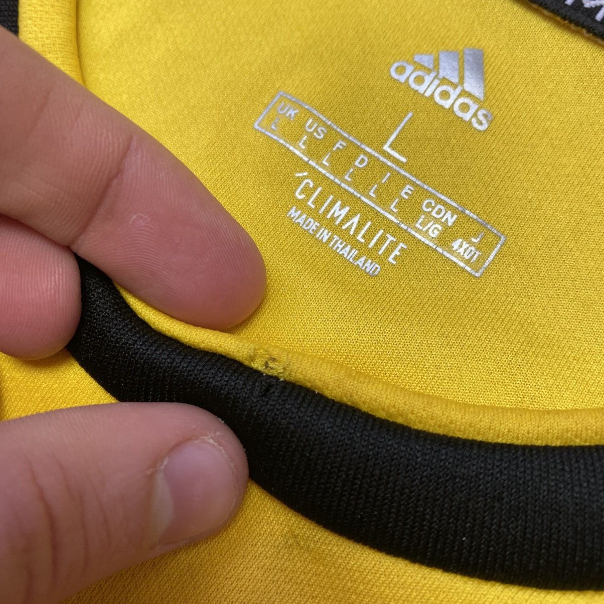 Vintage Men’s Adidas Wolverhampton Soccer team 2018 jersey Size US L / EU 52-54 / 3 - 6 Thumbnail
