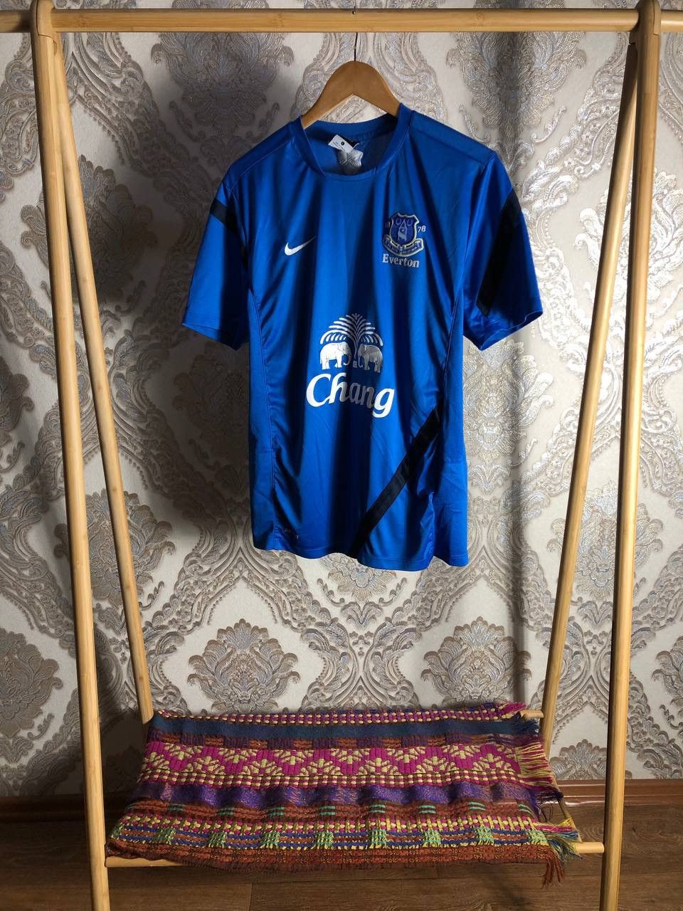 Nike × Vintage VERY RARE NIKE FC EVERTON ENGLAND SOCCER SOCCER BLOKECORE Size US L / EU 52-54 / 3 - 3 Thumbnail