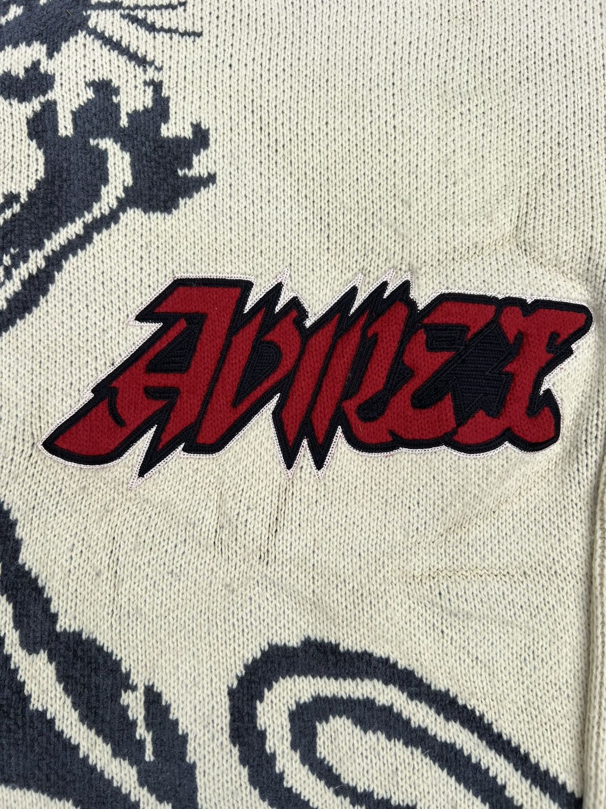 Avirex Rare Vintage Y2K Avirex Panther Intarsia Knit Sweater -XXL Size US XXL / EU 58 / 5 - 10 Thumbnail