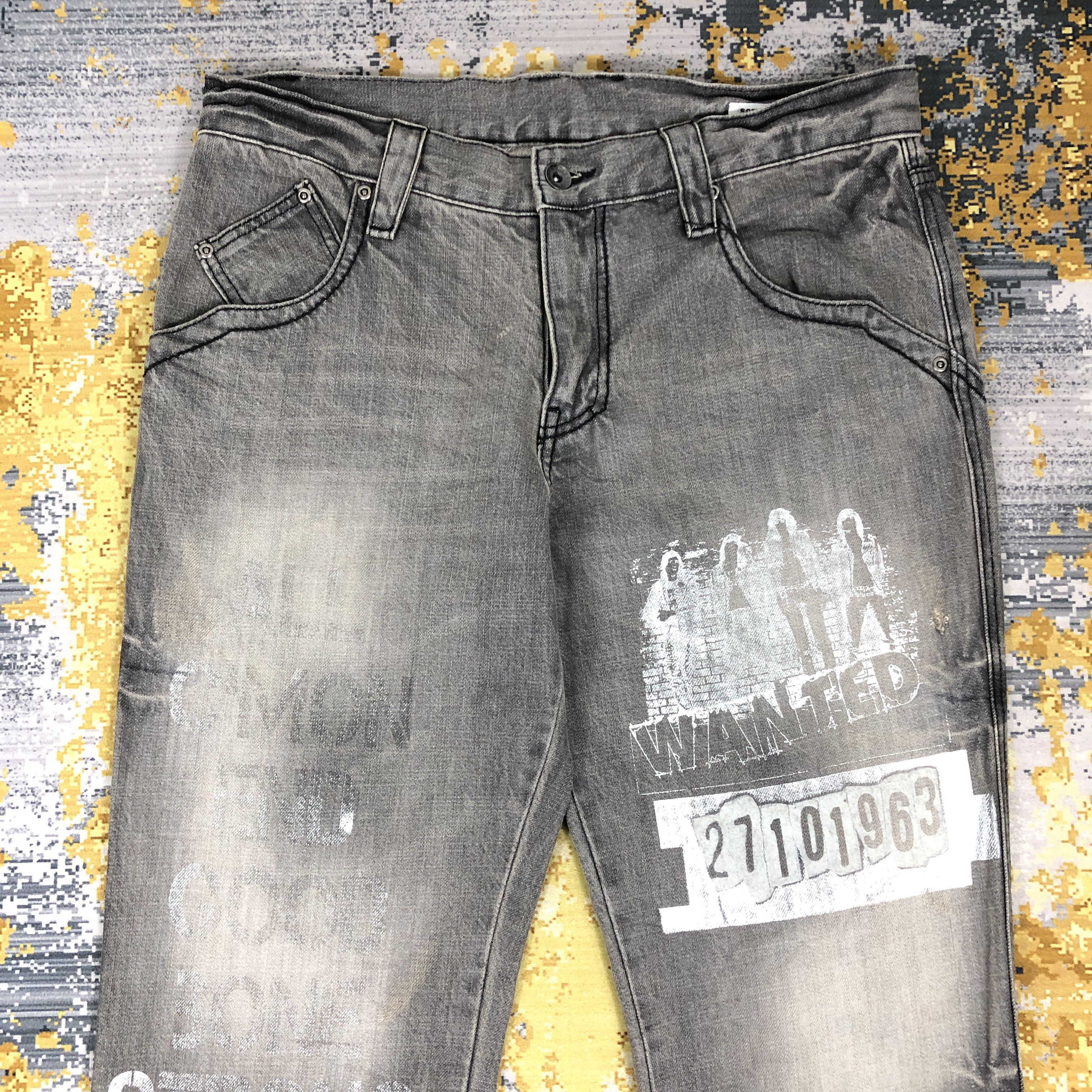 Japanese Brand × Vintage Vintage Semantic Design Jeans 33 x 31 L1270 Size US 33 - 2 Thumbnail