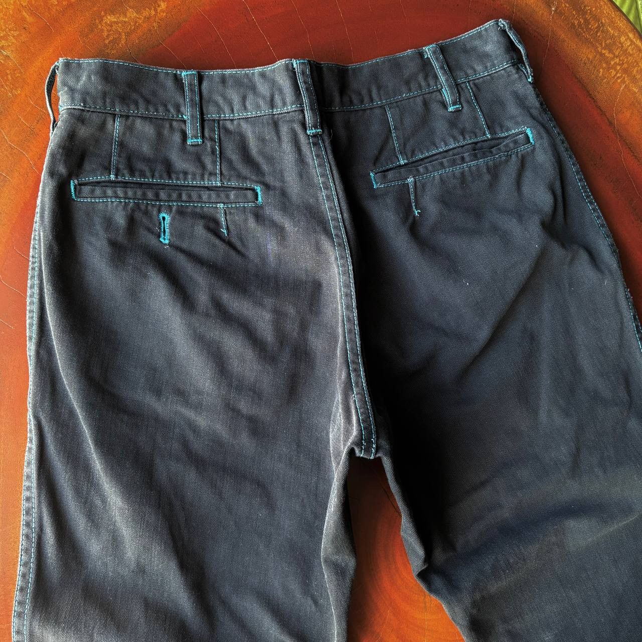 Comme des Garcons Homme Comme Des Garcons Homme Black Lining Blue Pants Size US 30 / EU 46 - 7 Thumbnail