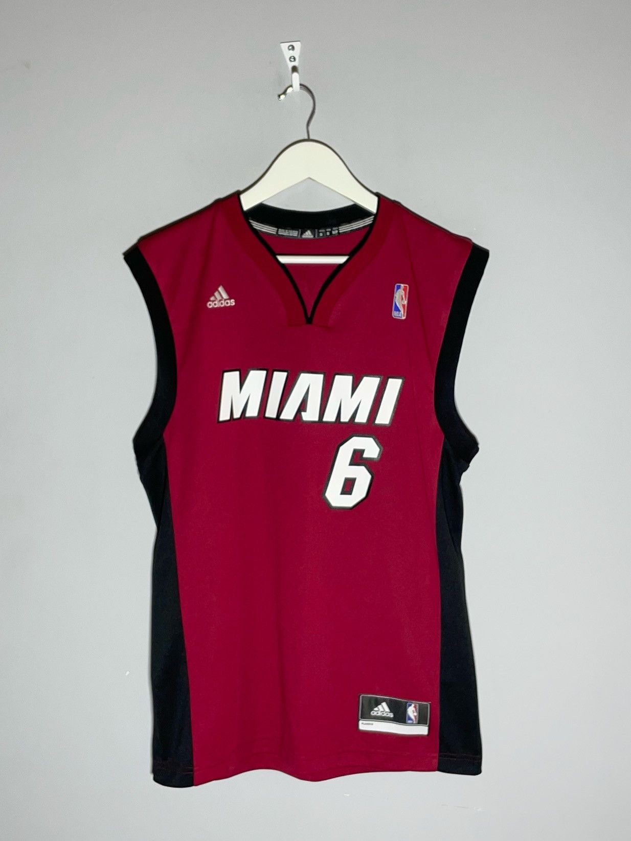 Adidas × NBA #6 James Miami Heat Y2k Streetwear NBA Basketball Jersey Size US S / EU 44-46 / 1 - 1 Thumbnail