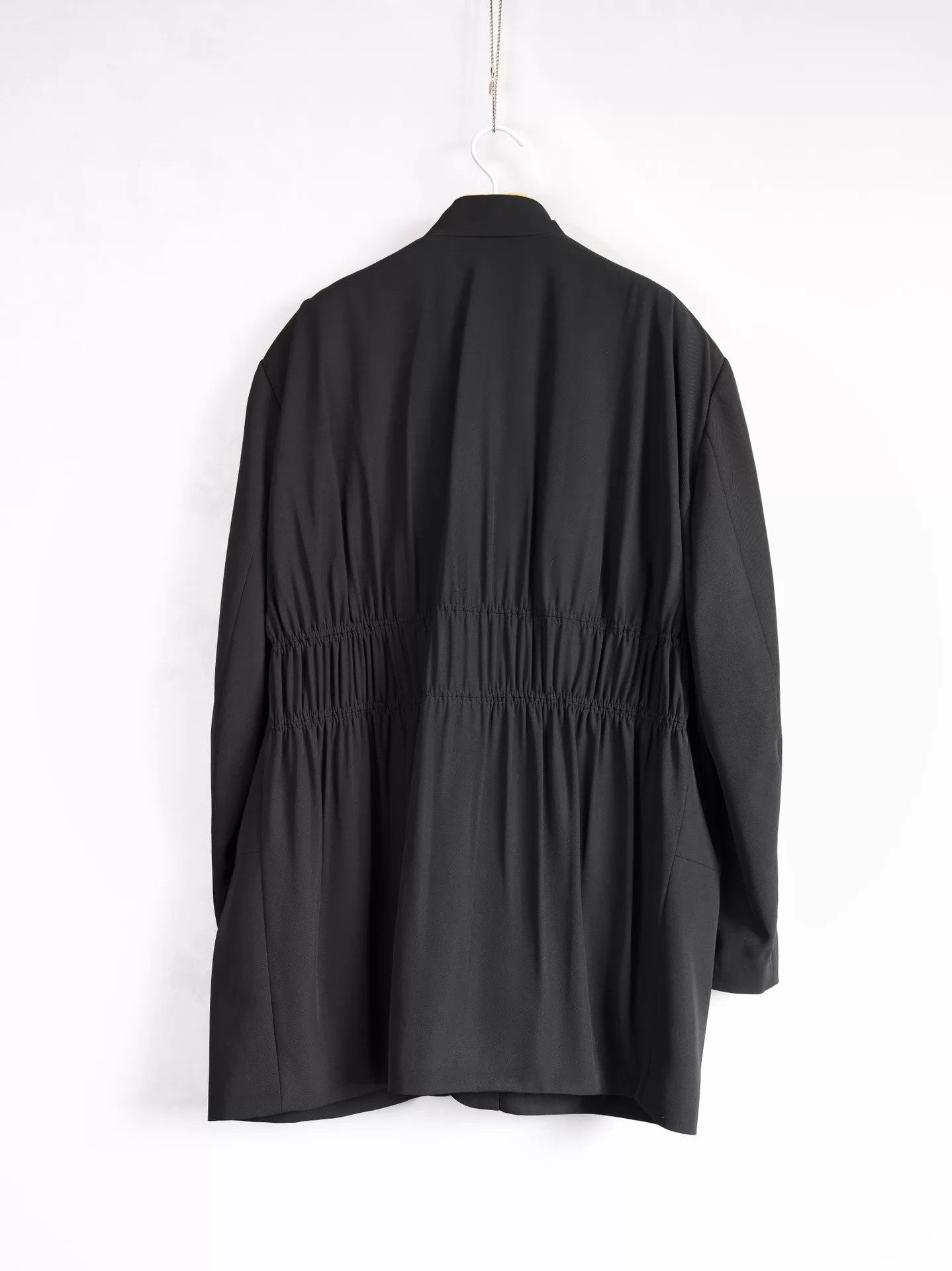 Yohji Yamamoto Yohji Yamamoto 01SS Back Pleated Runway Jacket Size 2 Size US M / EU 48-50 / 2 - 1 Thumbnail