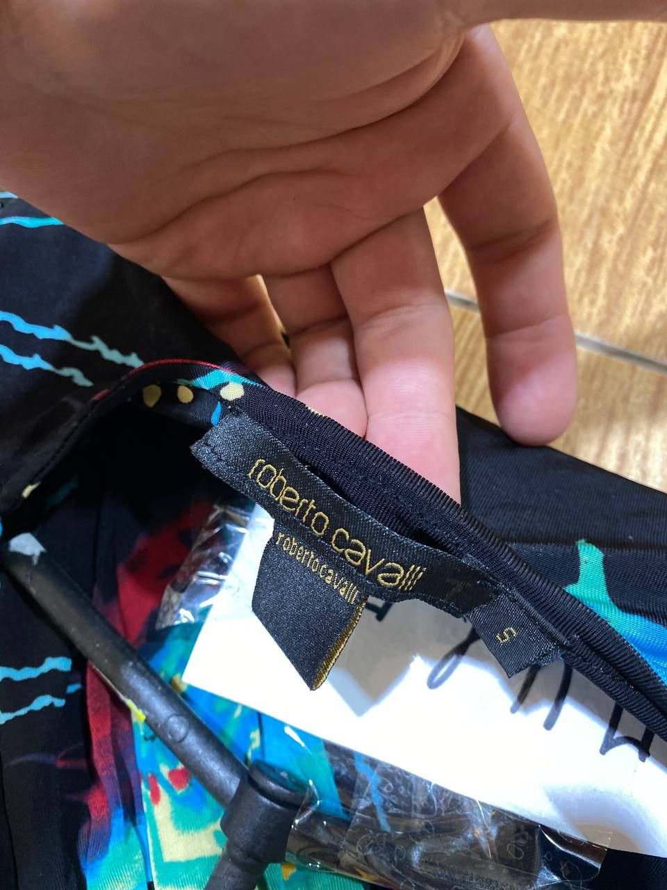 Roberto Cavalli Roberto Cavalli Under The Sea Print Wrap Top Blue Italy Size S / US 4 / IT 40 - 2 Thumbnail