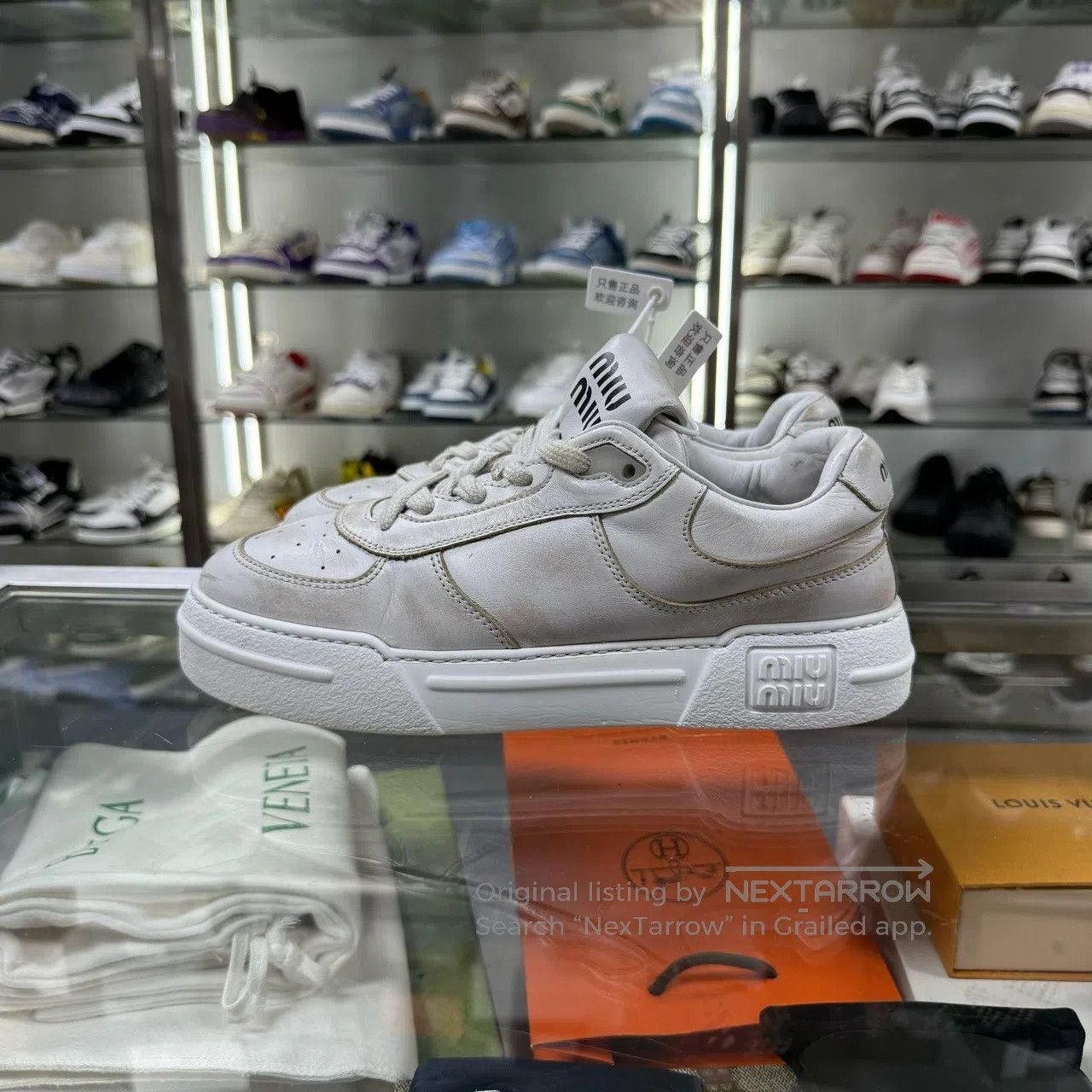 Miu Miu Miu Miu Worn-out sneakers Size US 7 / IT 37 - 3 Thumbnail