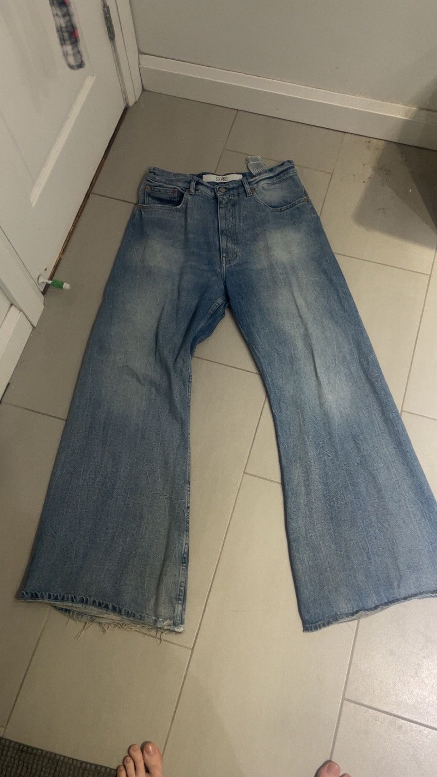 MM6 Mm6 flared jeans Size US 31 - 1 Thumbnail