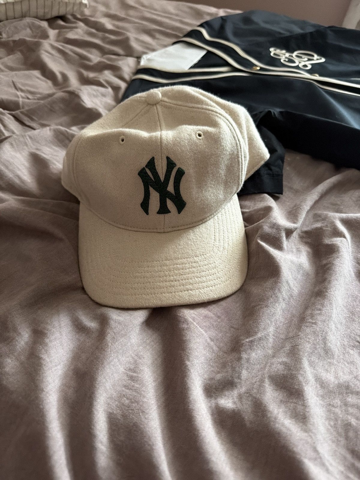 Kith Kith & ‘47 New York Yankees Stem Stitch Franchise LS Cap XL Size ONE SIZE - 2 Thumbnail