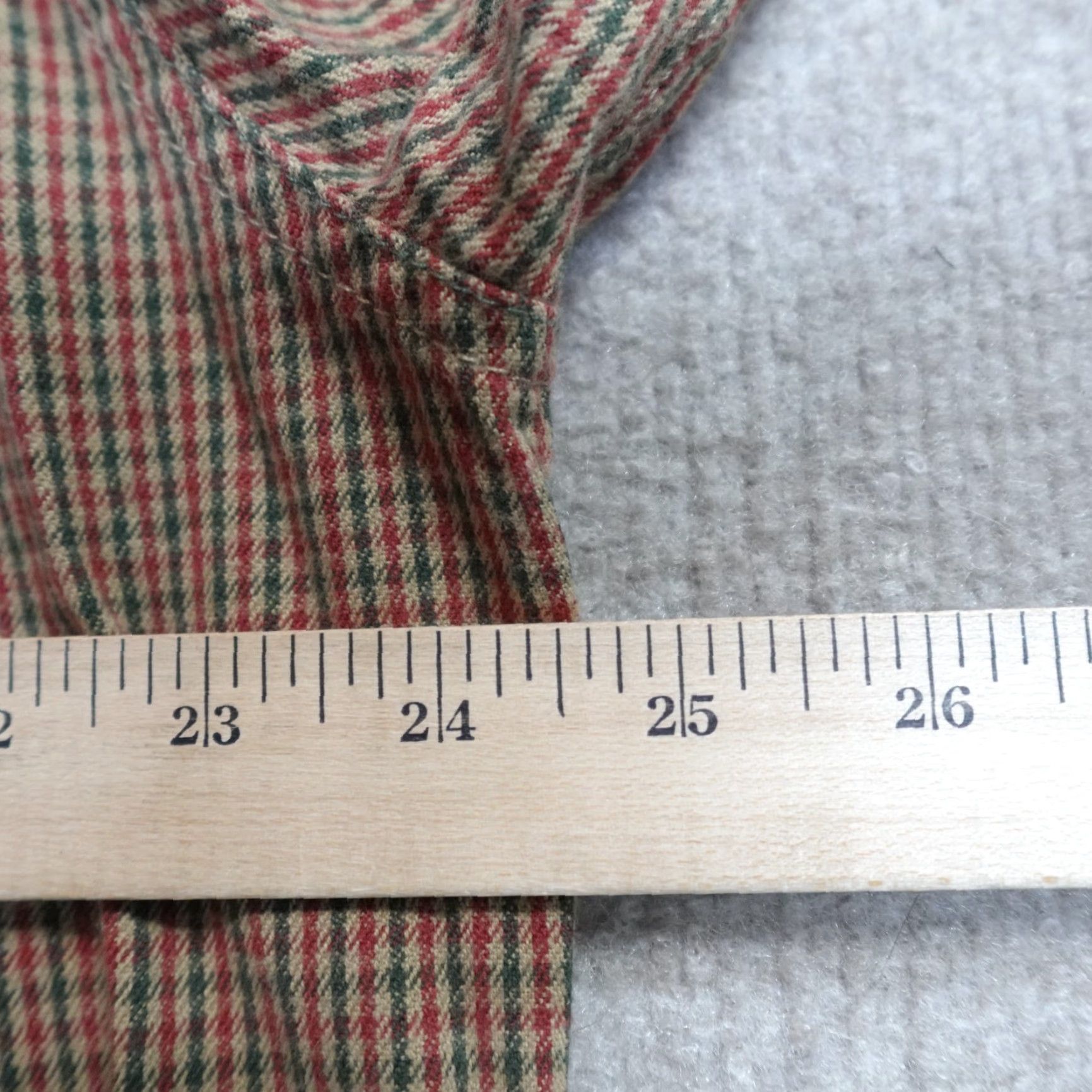 Carbon2Cobalt Carbon 2 Cobalt Shirt Plaid Cotton Flannel Long Sleeve Button-Up Brown Green Large Mens Size US L / EU 52-54 / 3 - 6 Thumbnail