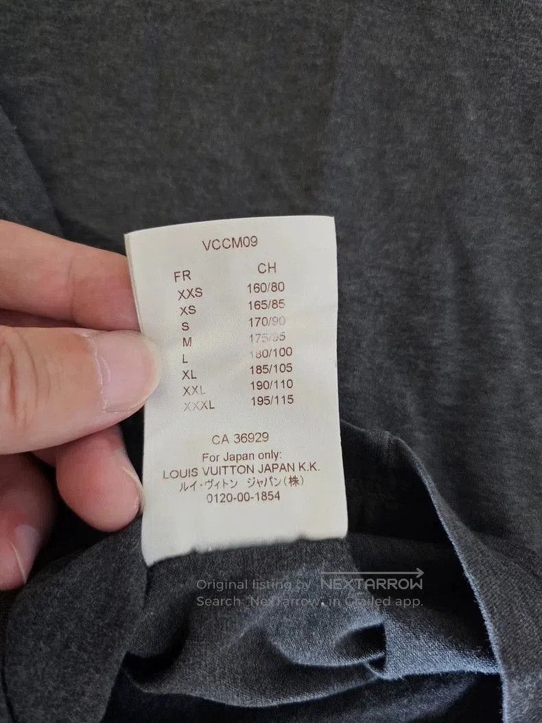 Louis Vuitton Louis Vuitton Men's Gray Short Sleeve T. Size US M / EU 48-50 / 2 - 7 Thumbnail