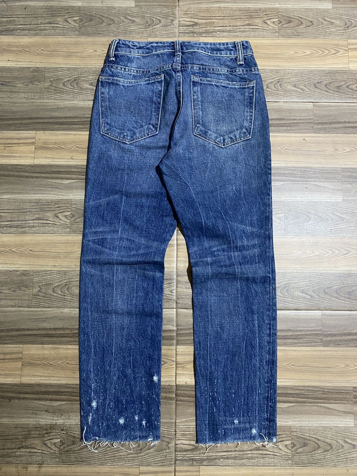 Helmut Lang HELMUT LANG HIGH RISE CROP SLIM LIGHT JACKHAMMER WASH JEANS Size 26" / US 2 / IT 38 - 9 Thumbnail