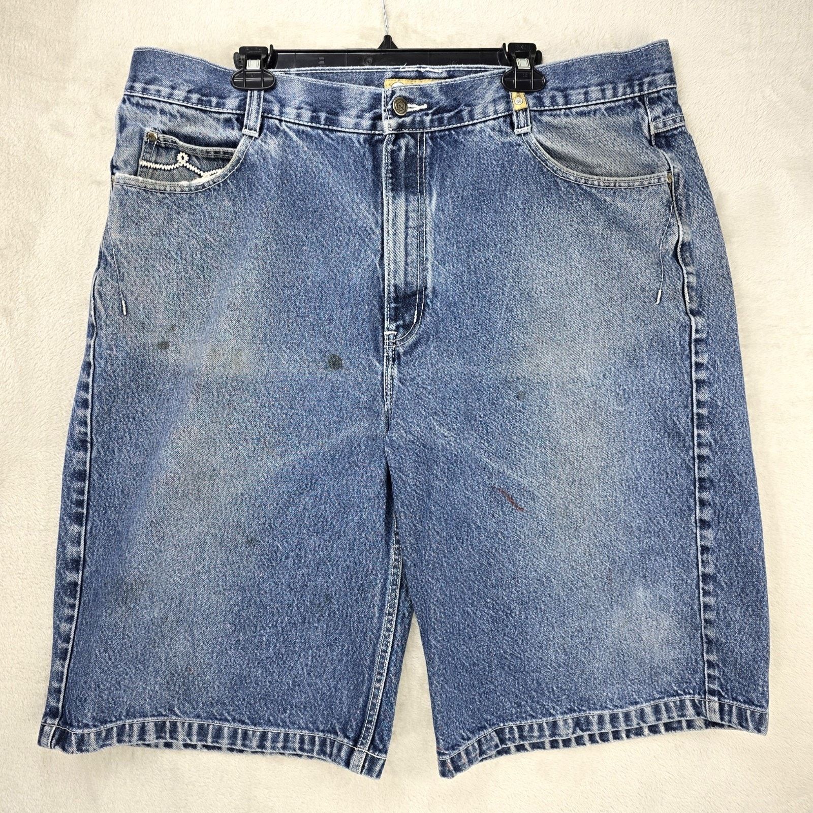 Other Vintage Kno Betta Shorts 44 Fits 42 Denim Jeans Baggy Y2K Size US 44 / EU 60 - 1 Thumbnail