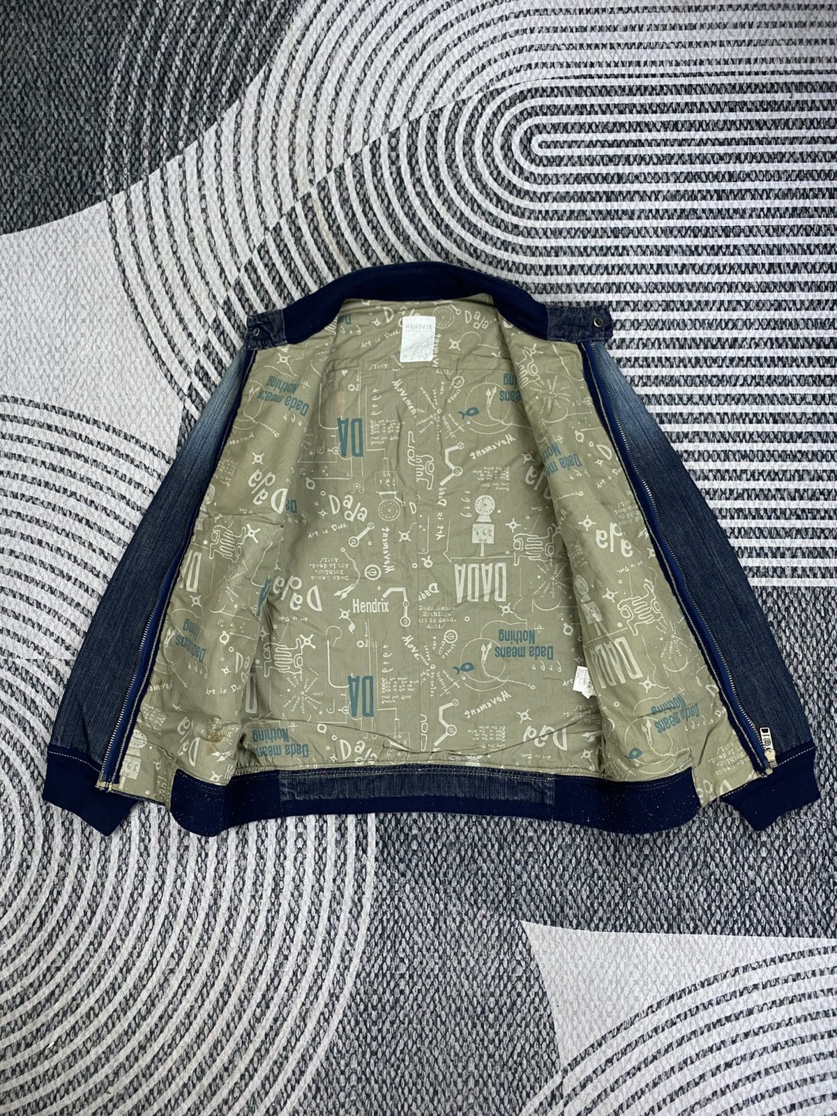 Vintage Vintage Hendrix Basic House Denim Style Zip-Up Jacket Size US M / EU 48-50 / 2 - 5 Thumbnail