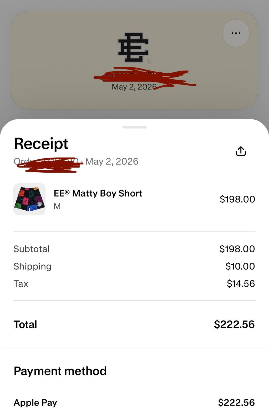 Eric Emanuel Eric Emanuel x Matty Boy shorts medium Size US 32 / EU 48 - 1 Thumbnail