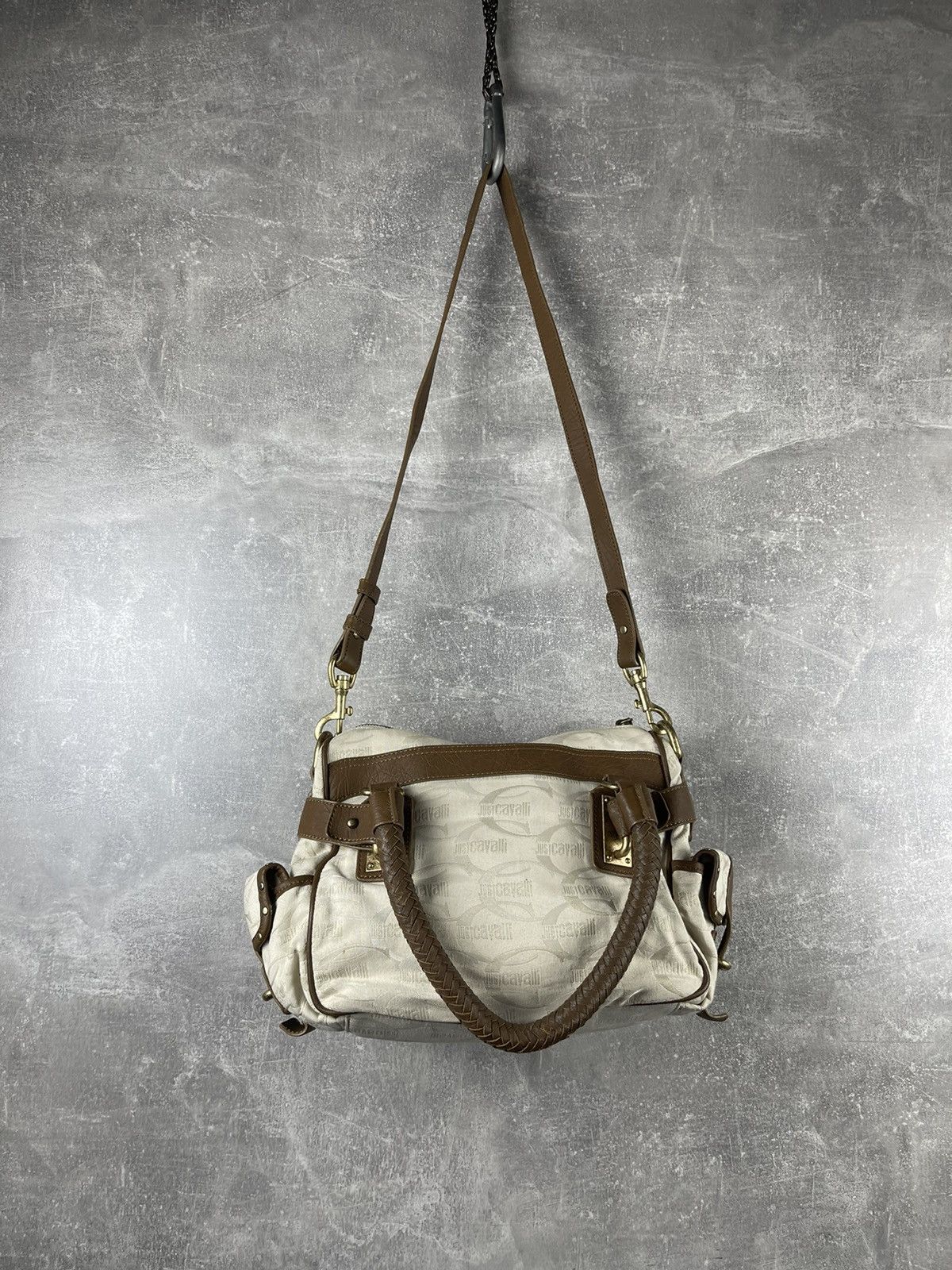 Just Cavalli Roberto Cavalli Just Cavalli Vintage Y2K Tote Crossbody Bag Size ONE SIZE - 6 Thumbnail