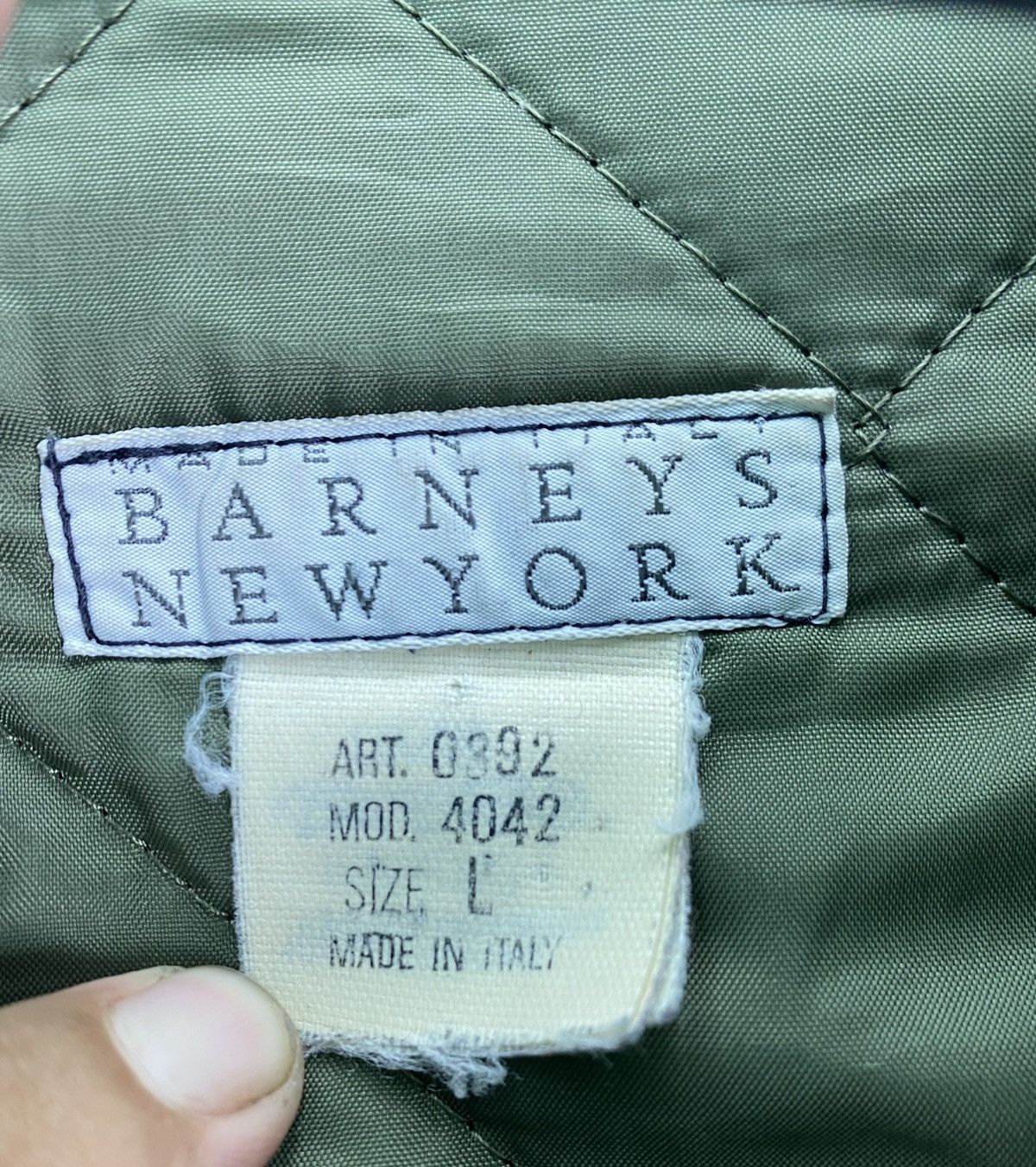Barneys New York × Vintage Rare Barneys Newyork quilted jacket Size US L / EU 52-54 / 3 - 5 Thumbnail