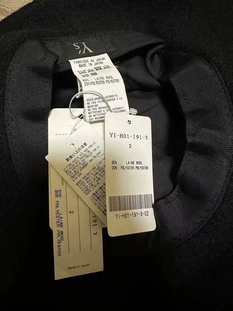 Yohji Yamamoto Yohji Yamamoto Y's Wool Fisherman Hat with Adjustable Draw Size ONE SIZE - 2 Thumbnail