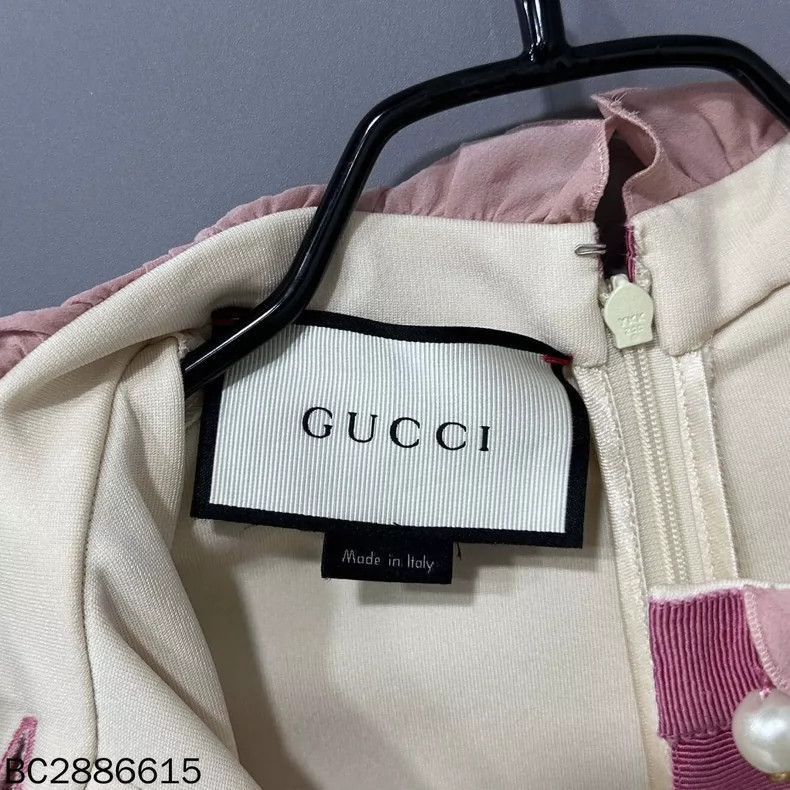 Gucci Ruffled Pearl Button Dress by GUCCI-2506 Size S / US 4 / IT 40 - 6 Thumbnail