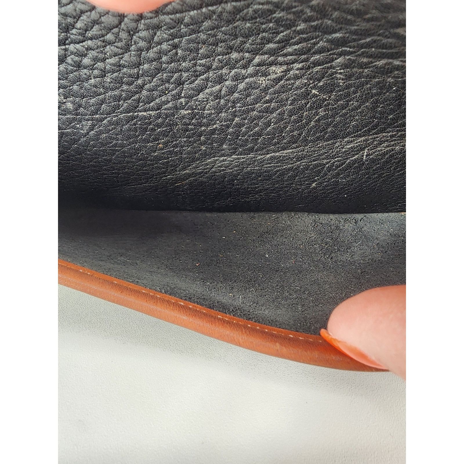 Dooney & Bourke Vintage Dooney & Bourke Black All Weather Leather Handle Bag Size ONE SIZE - 5 Thumbnail