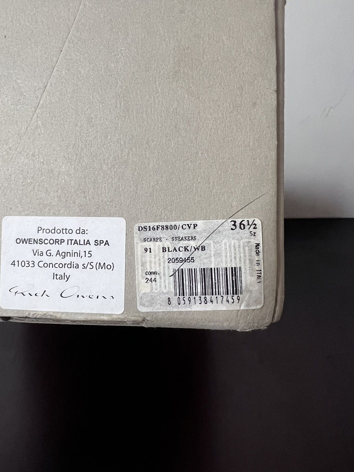 Rick Owens Drkshdw Rick owens drkshdw ramones high top sneakers sz 36.5 Size US 6.5 / IT 36.5 - 12 Thumbnail