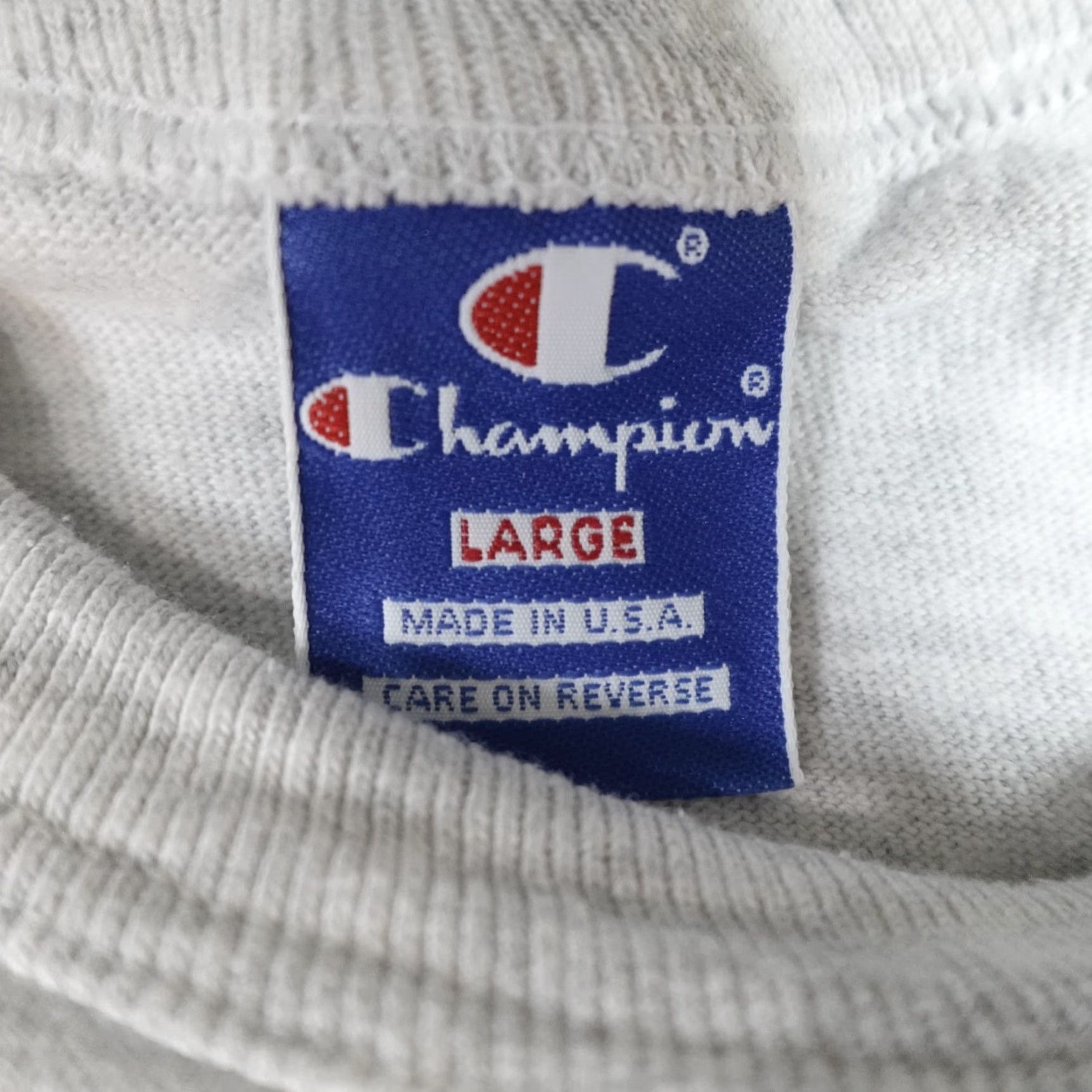 Champion VINTAGE Champion Shirt M Gray USA Made Wolverine Jersey Crew Neck Short Sleeve Men's Tank Size US M / EU 48-50 / 2 - 3 Thumbnail