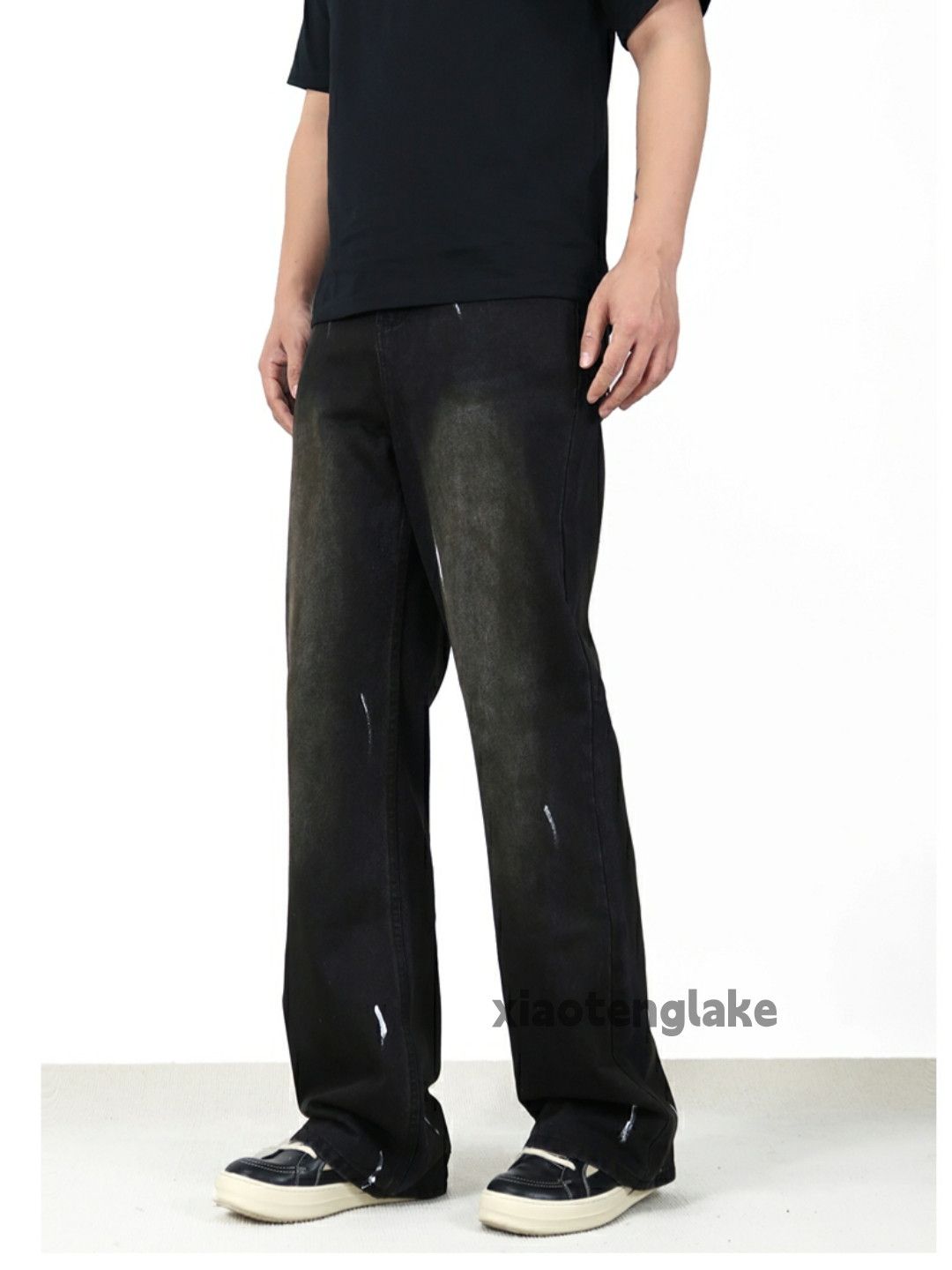 Jean × Vintage washed faded y2k skate hiphop punk flared jeans Size US 30 / EU 46 - 2 Thumbnail