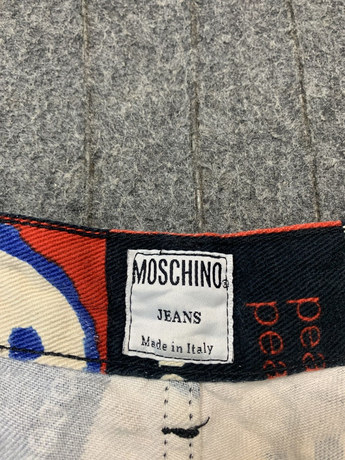 Love Moschino Hype Moschino Jeans Peace And Love Smile Ovp Cut Buttonfly Size 30" / US 8 / IT 44 - 9 Thumbnail
