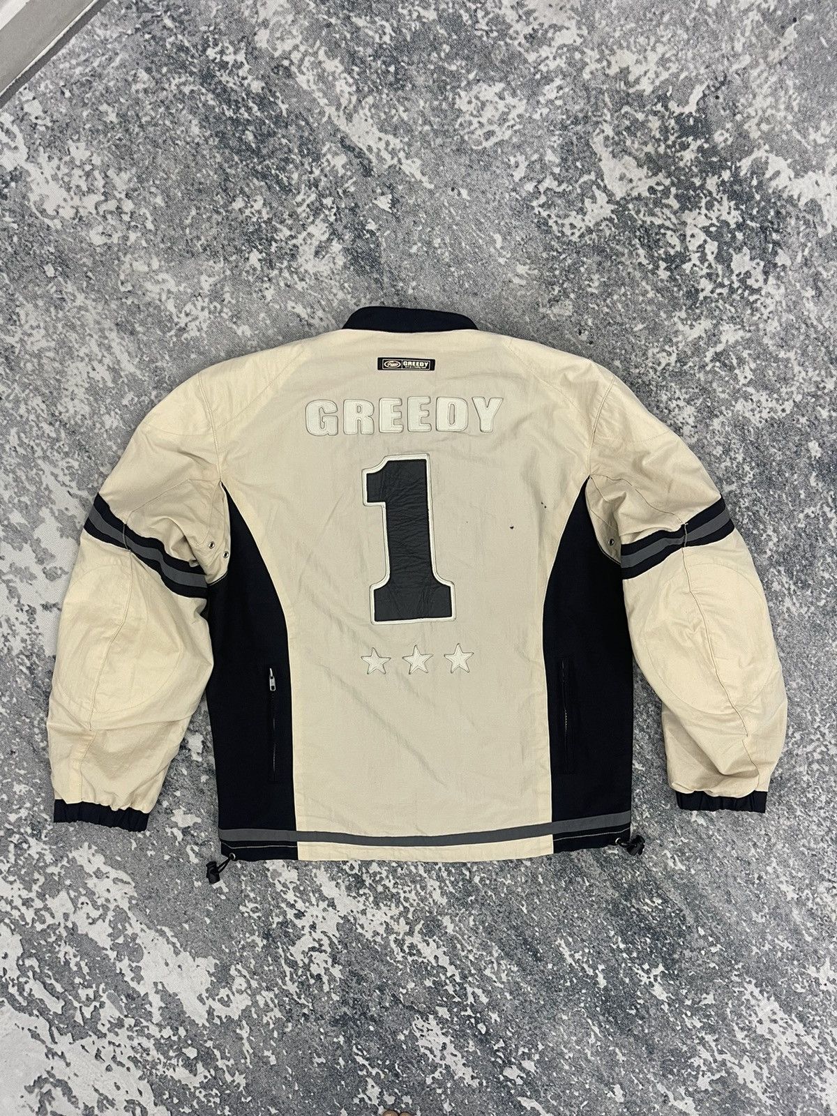 Greedy Genius Vintage Greedy S.K.Y. Inc Motorcycle Racing Jacket Size US L / EU 52-54 / 3 - 7 Thumbnail