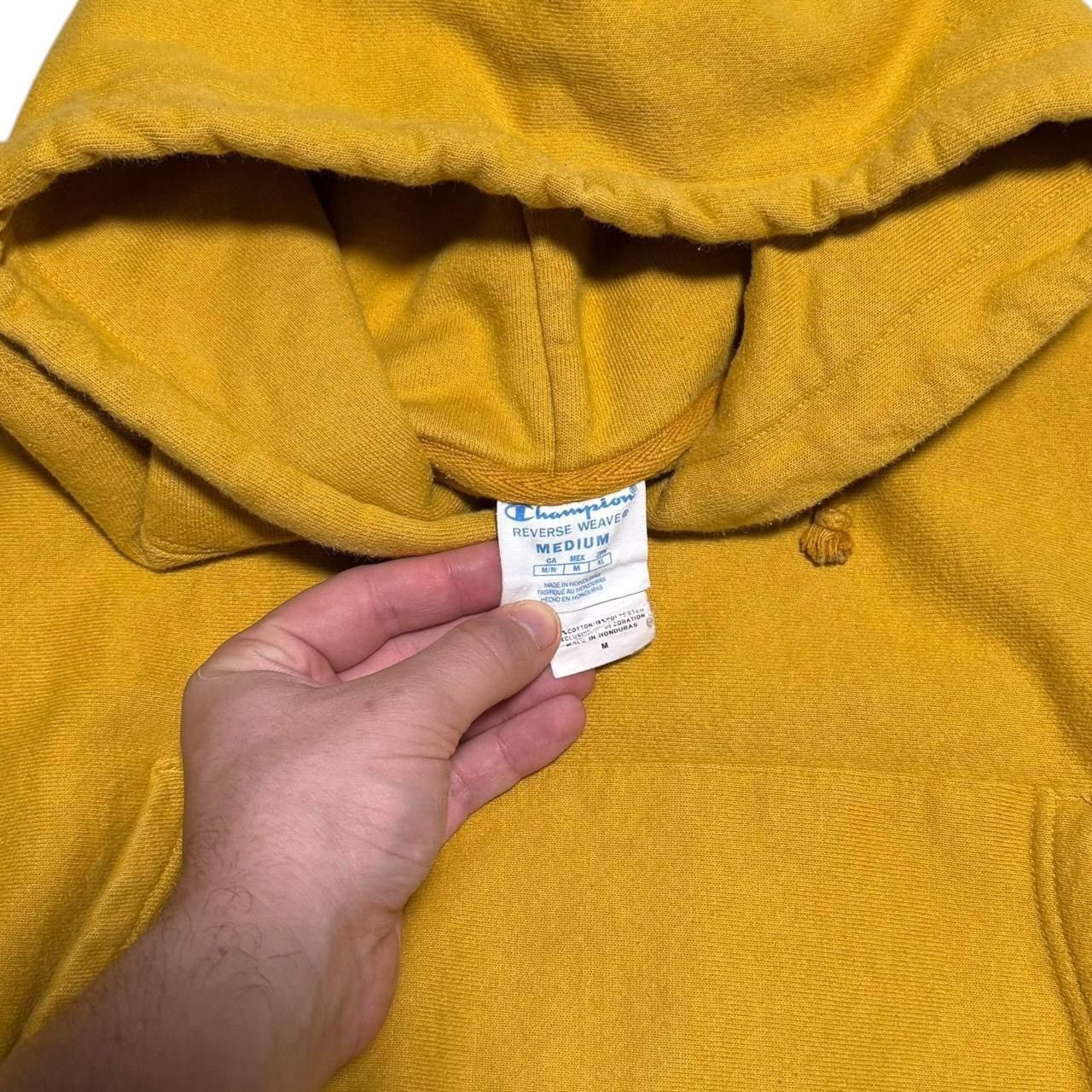 Champion Champion RW Yellow Stained Hoodie Sweatshirt Adult Medium Size US M / EU 48-50 / 2 - 7 Thumbnail