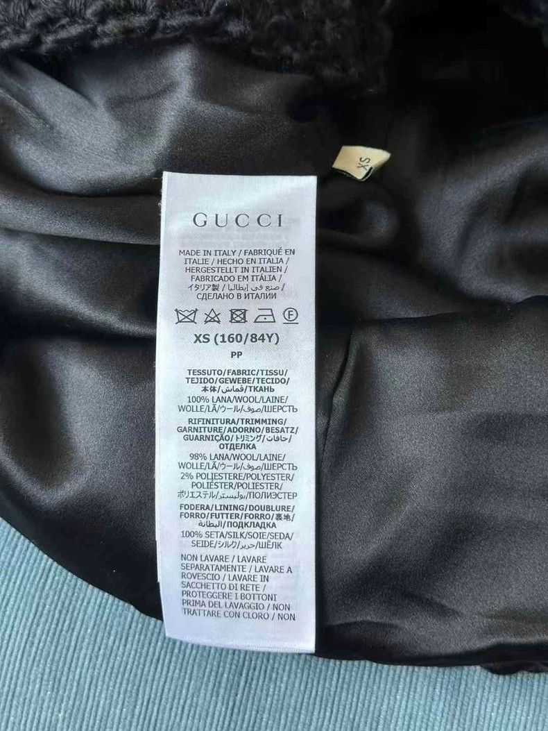 Gucci Gucci Black full print wool cardigan jacket 2501-Nextarrow Size US XS / EU 42 / 0 - 4 Thumbnail