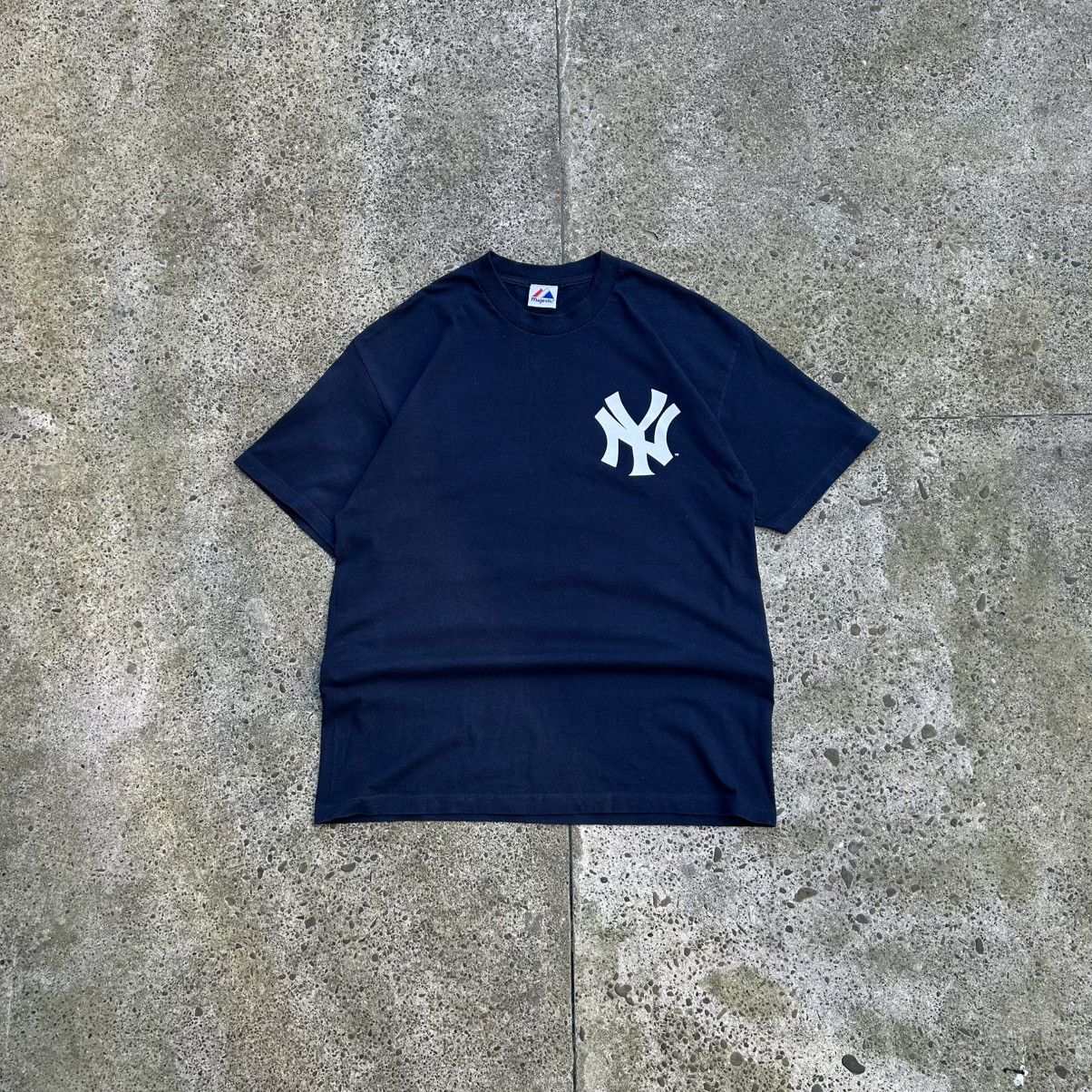 New York Yankees Vintage New York Yankees NY #34 Burnett T Shirt Size US XL / EU 56 / 4 - 1 Thumbnail