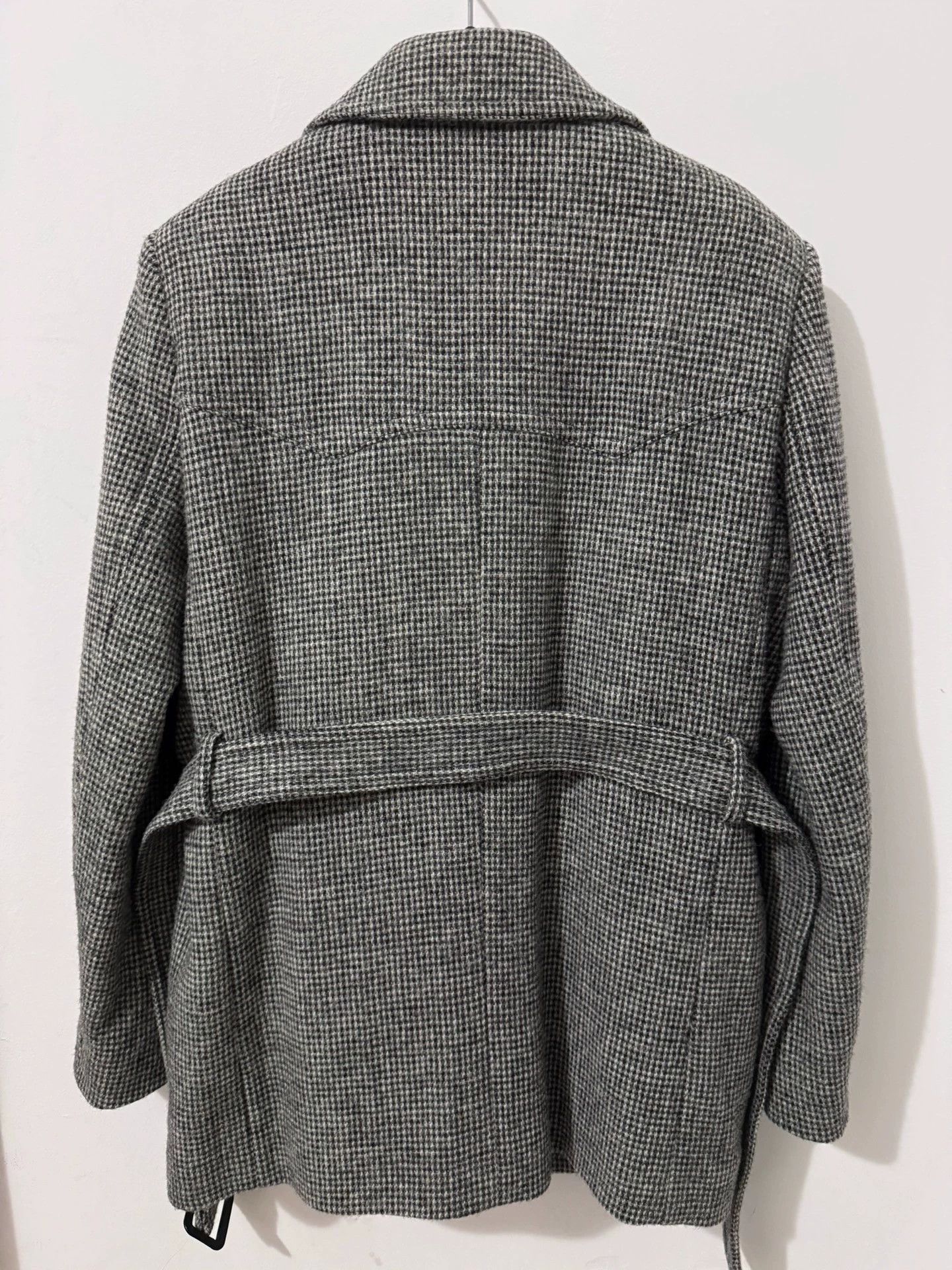 Saint Laurent Paris Saint Laurent SLP Double-Breasted Houndstooth Coat Size US XL / EU 56 / 4 - 2 Thumbnail