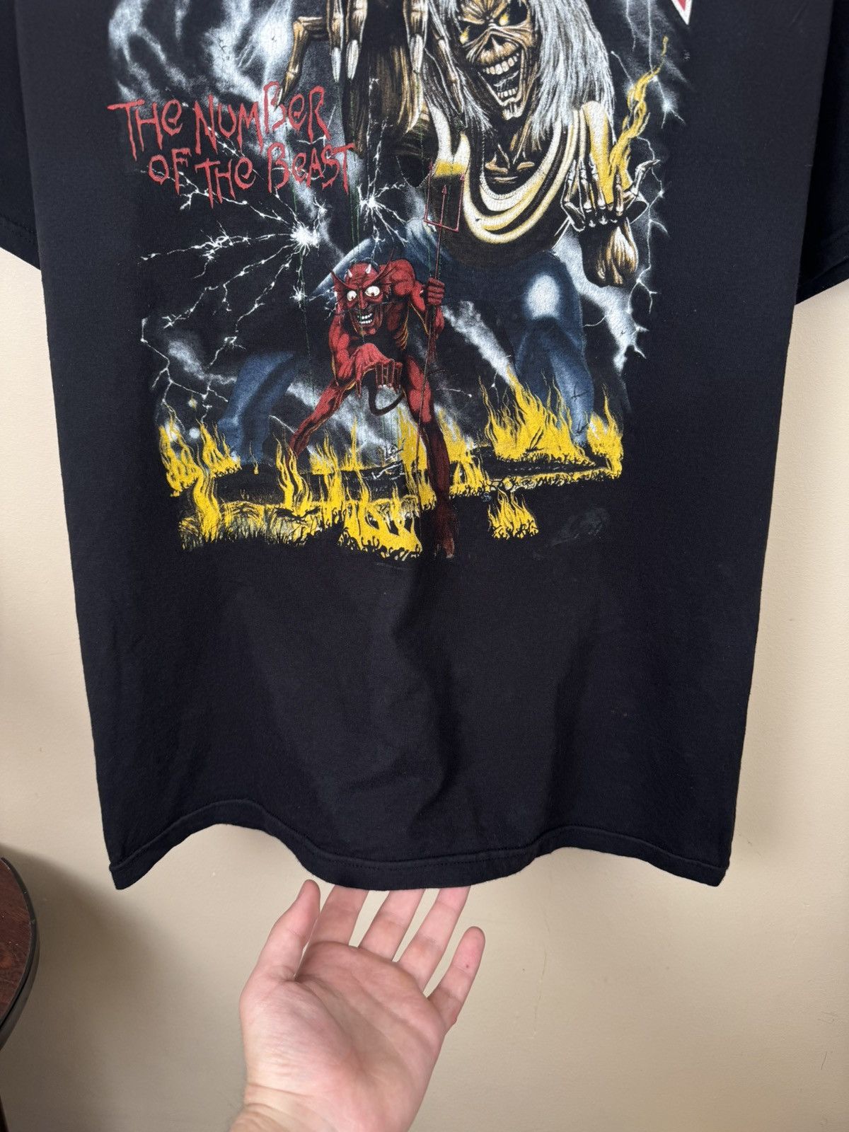 Iron Maiden Vintage Iron Maiden T shirt 2010 The Number of the beast L Size US L / EU 52-54 / 3 - 7 Thumbnail