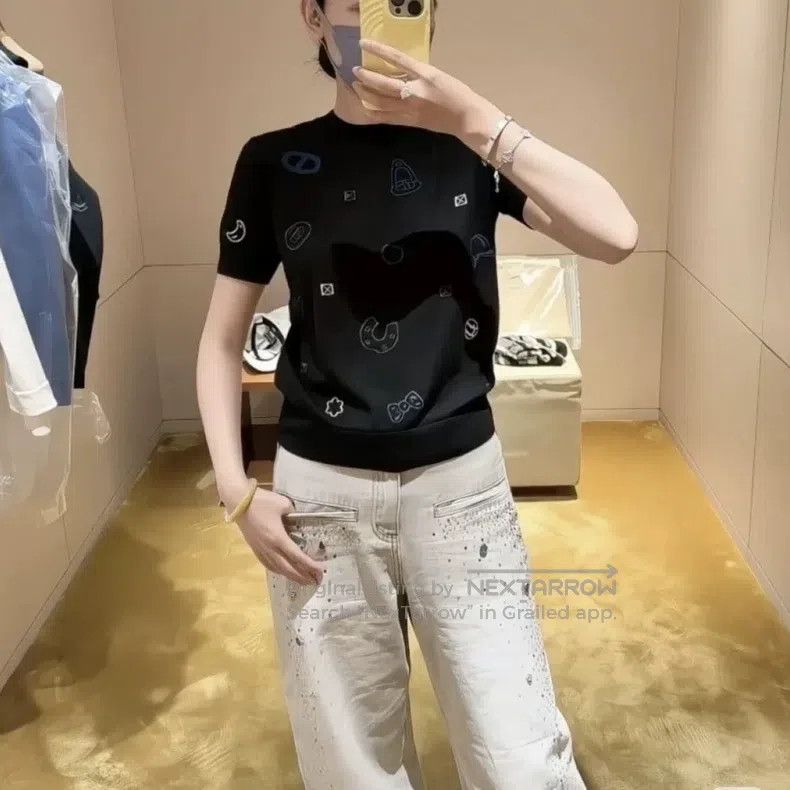 Hermes Hermes 25SS Full Print Jacquard Short Sleeve Size XS / US 0-2 / IT 36-38 - 6 Thumbnail